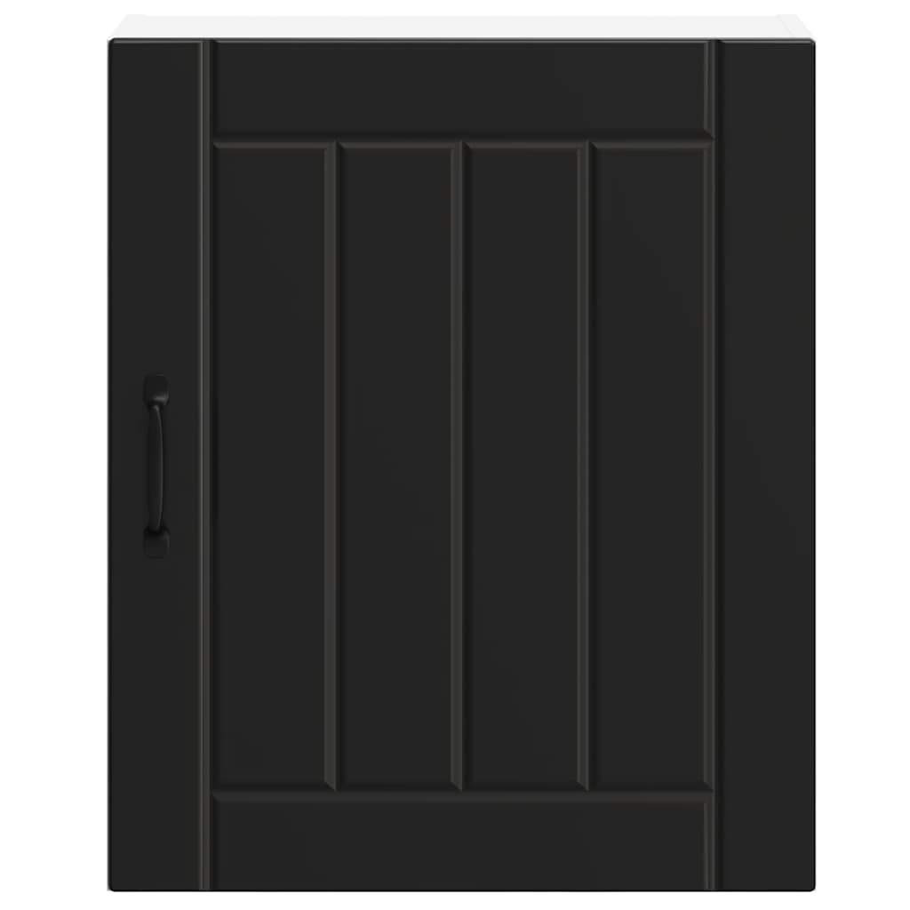 Küchen-Hängeschrank Lucca Schwarz Holzwerkstoff