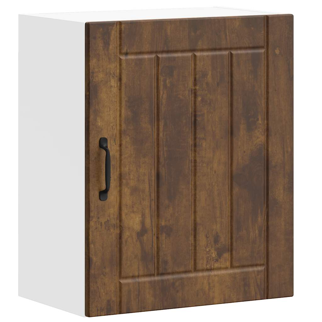Küchen-Hängeschränke 2 Stk. Lucca Räuchereiche Holzwerkstoff
