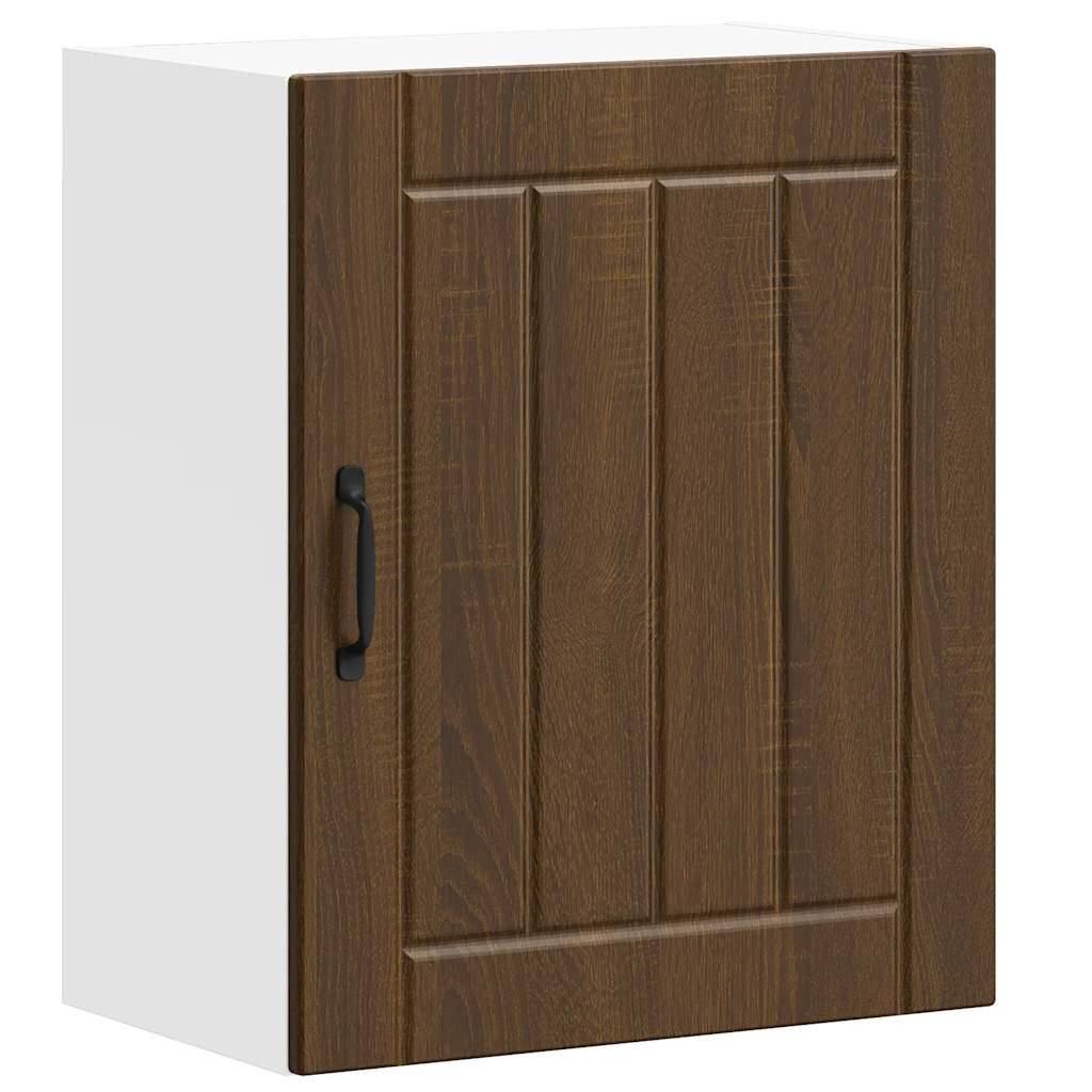 Küchen-Hängeschrank Lucca Braun Eichen-Optik Holzwerkstoff
