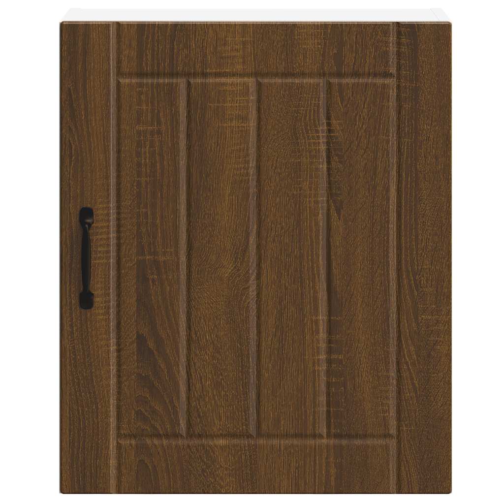 Küchen-Hängeschrank Lucca Braun Eichen-Optik Holzwerkstoff