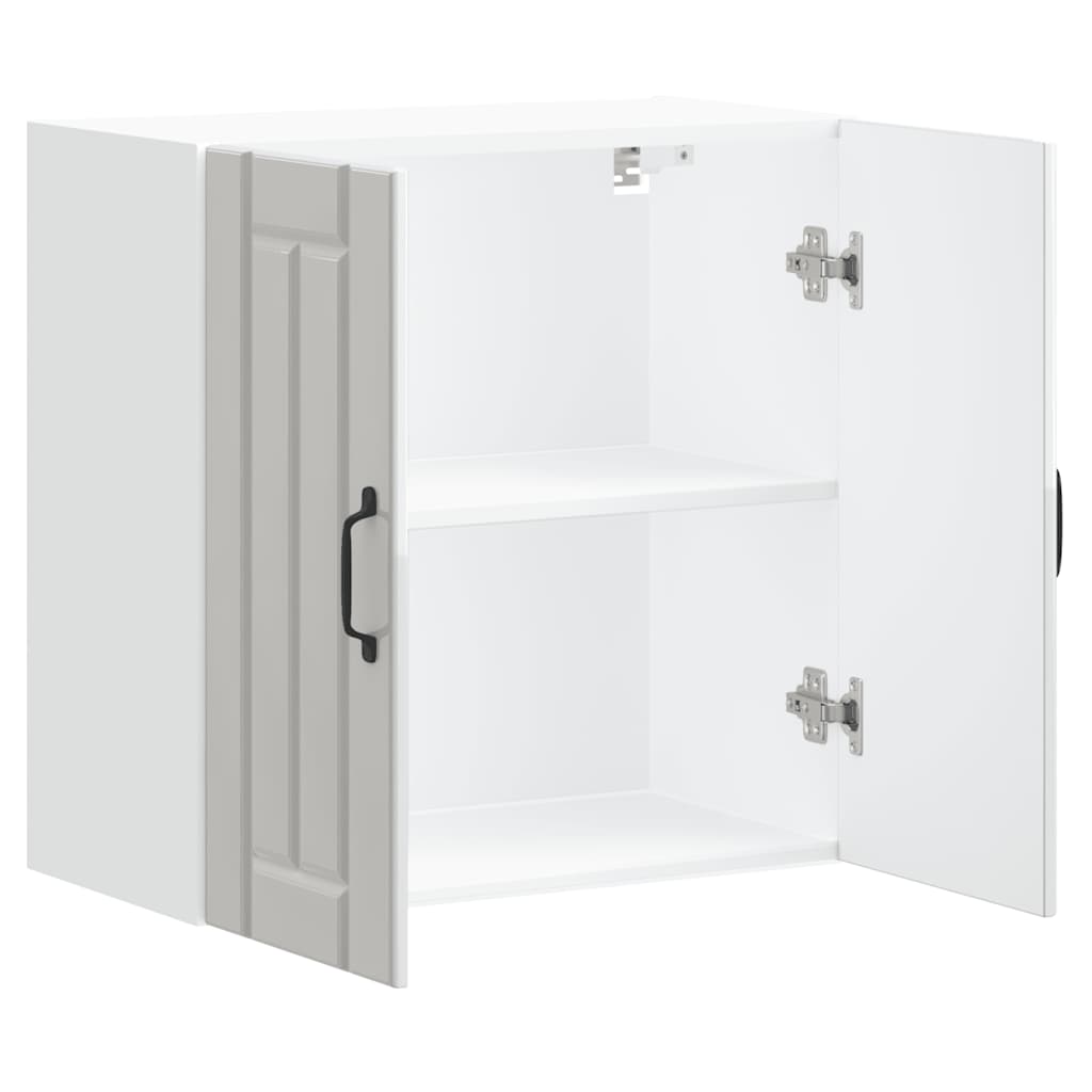 Küchen-Hängeschrank Lucca Hochglanz-Weiß Holzwerkstoff