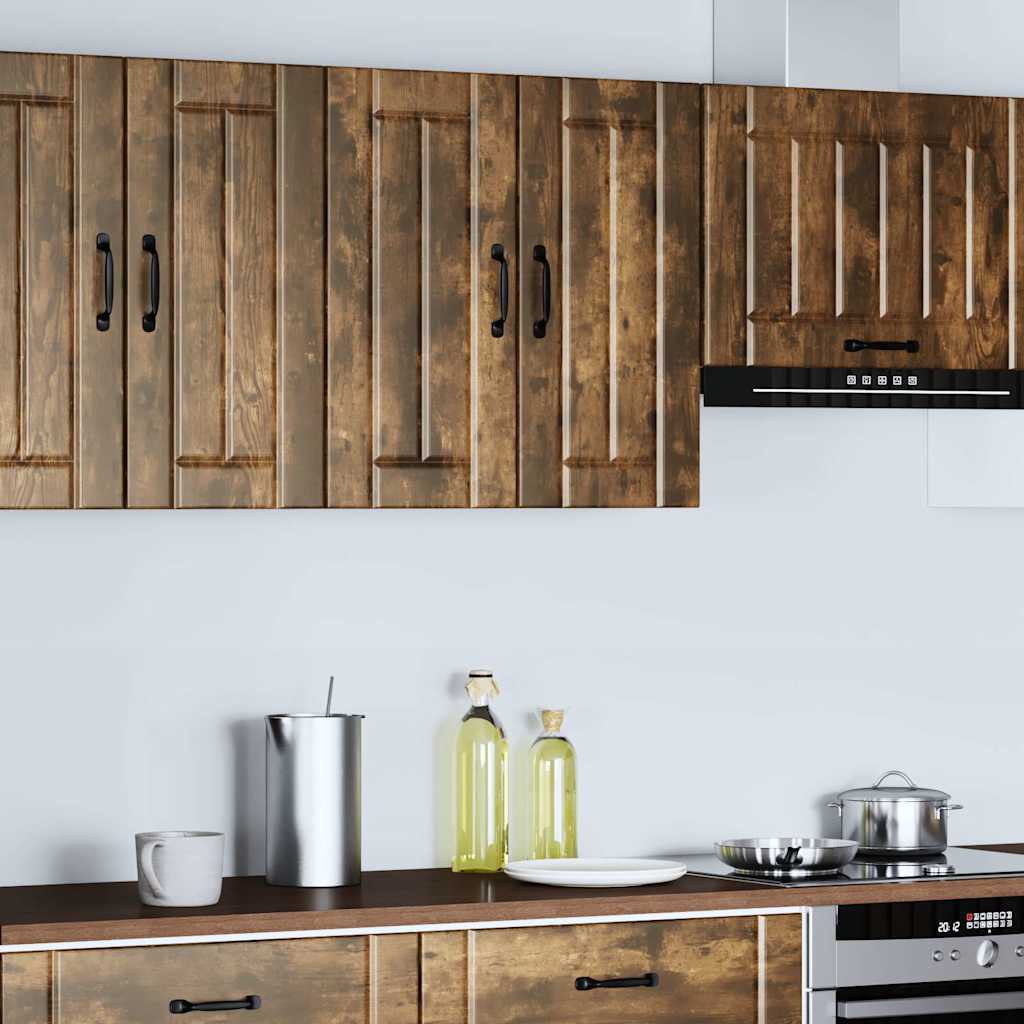 Küchen-Hängeschrank Lucca Räuchereiche Holzwerkstoff