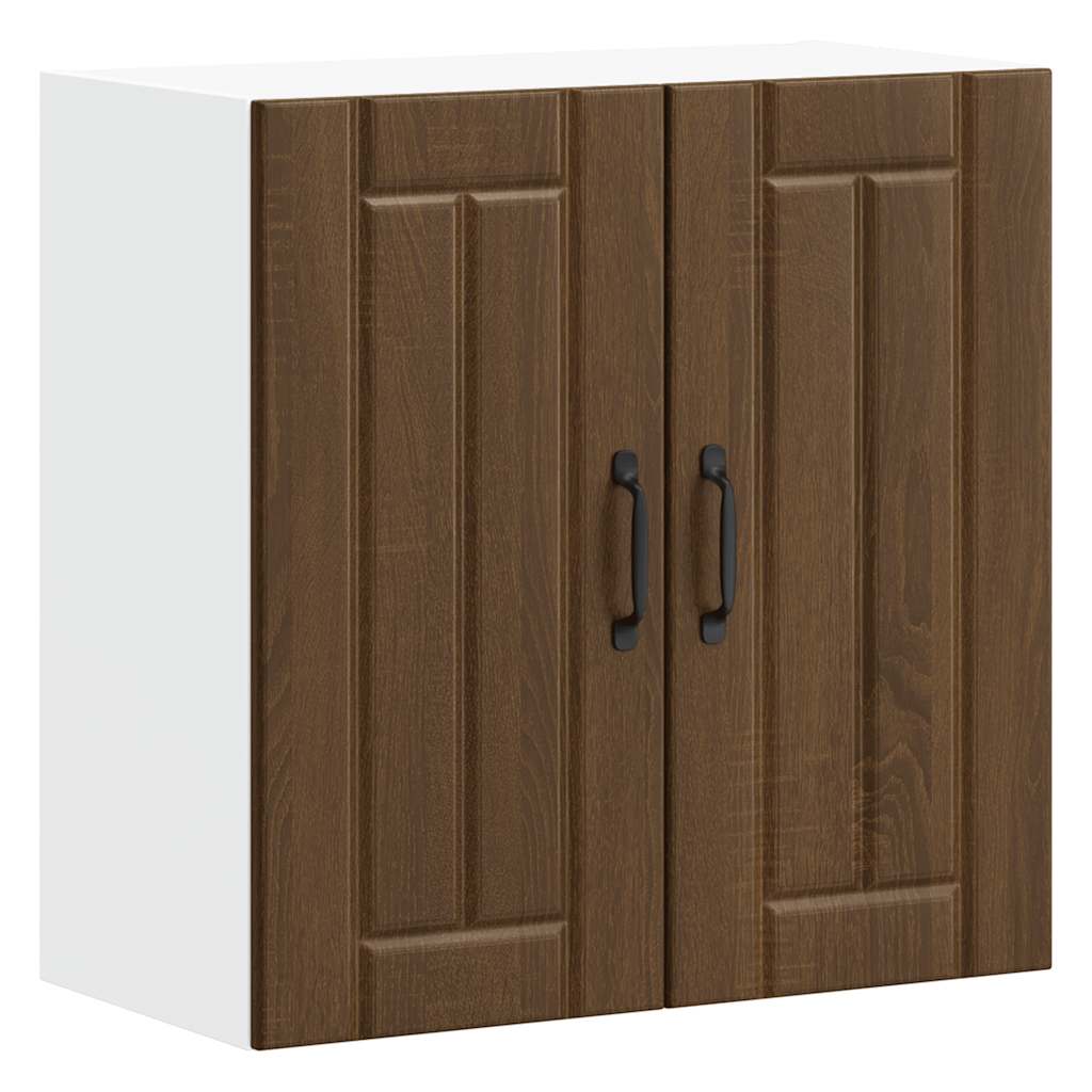 Küchen-Hängeschrank Lucca Braun Eichen-Optik Holzwerkstoff