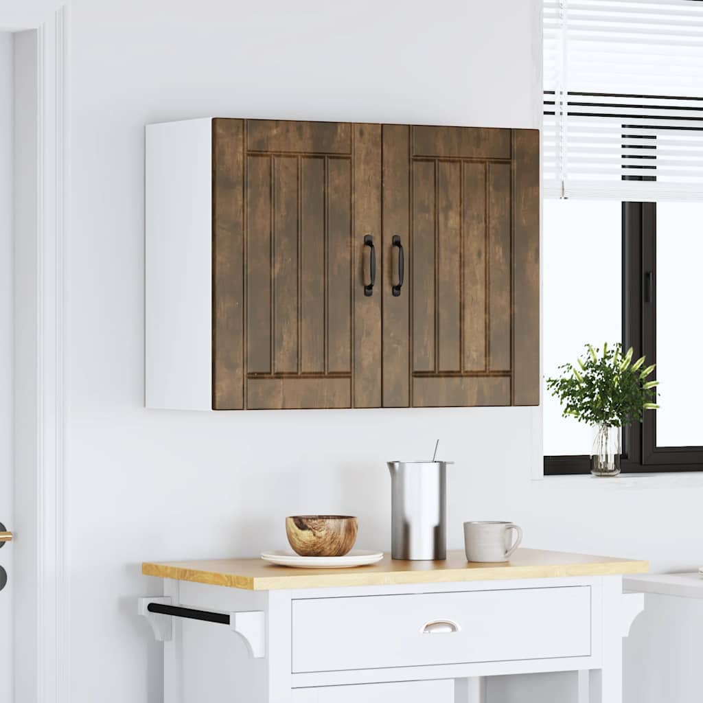 Küchen-Hängeschrank Lucca Räuchereiche Holzwerkstoff