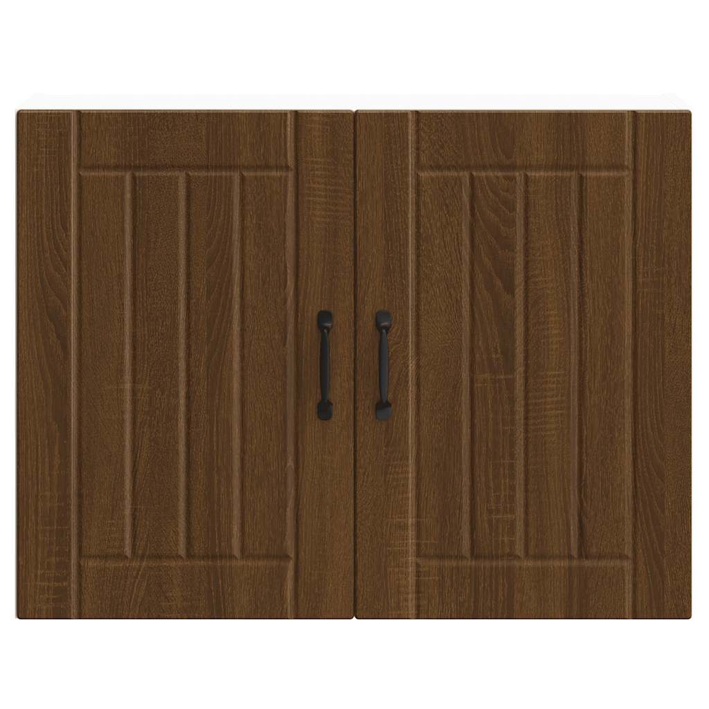 Küchen-Hängeschrank Lucca Braun Eichen-Optik Holzwerkstoff