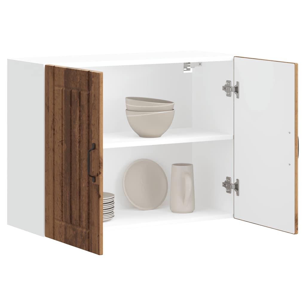 Küchen-Hängeschrank Lucca Altholz-Optik Holzwerkstoff