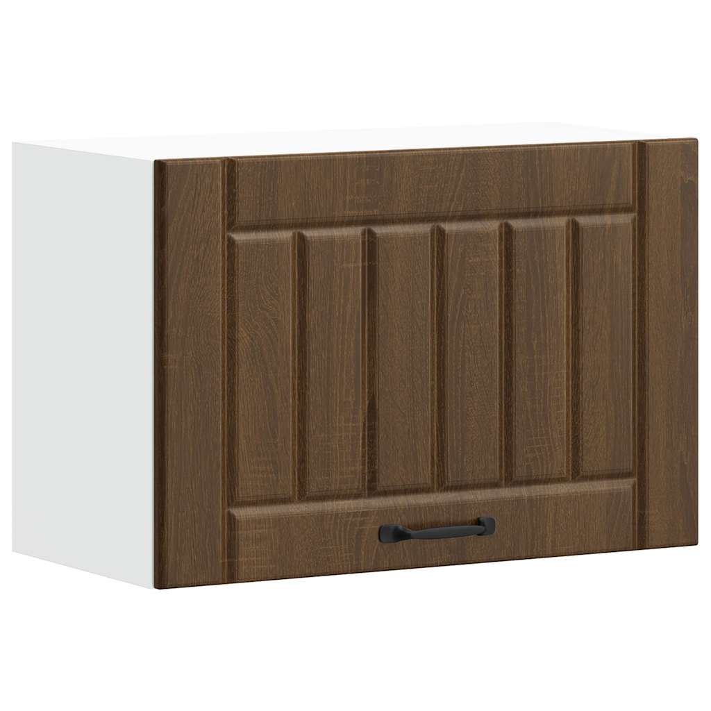 Küchen-Hängeschrank Lucca Braun Eichen-Optik Holzwerkstoff