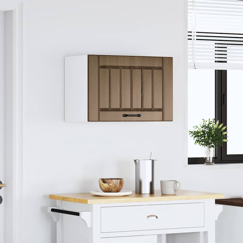 Küchen-Hängeschrank Lucca Braun Eichen-Optik Holzwerkstoff