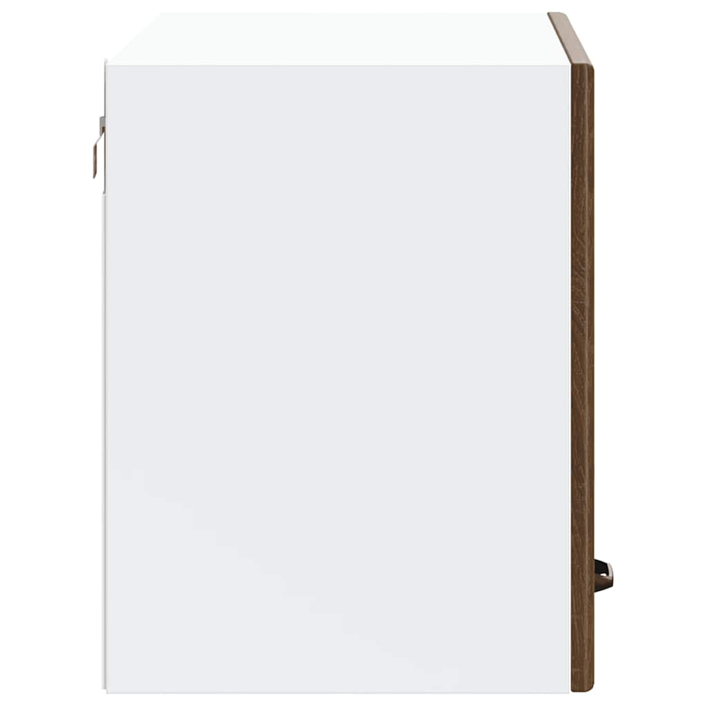 Küchen-Hängeschrank Lucca Braun Eichen-Optik Holzwerkstoff