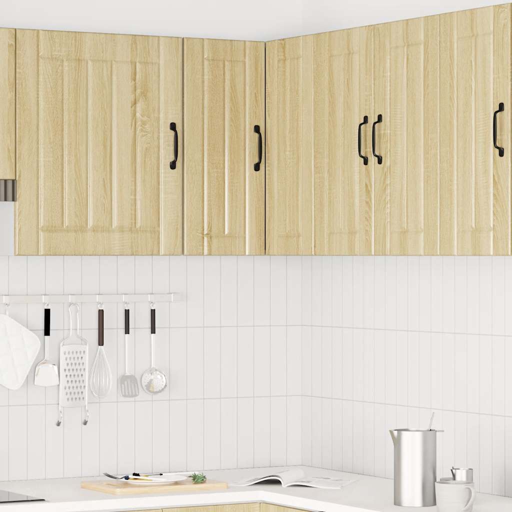Küchen-Eckhängeschrank Lucca Sonoma-Eiche Holzwerkstoff