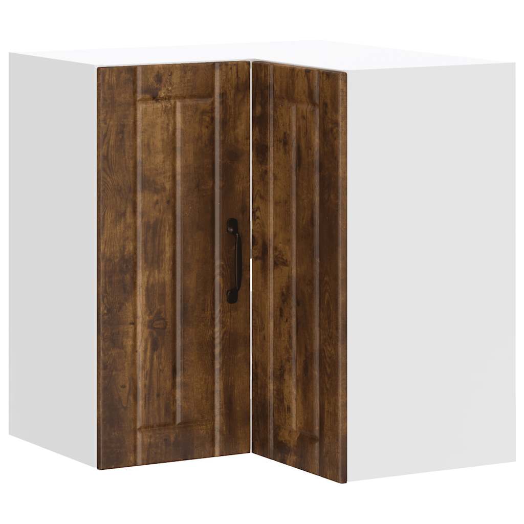 Küchen-Eckhängeschrank Lucca Räuchereiche Holzwerkstoff