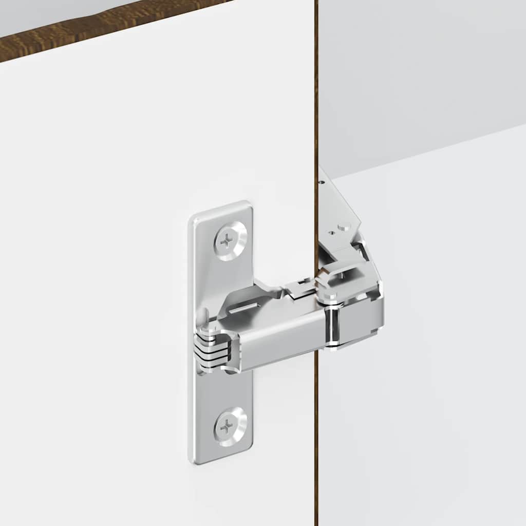Küchen-Eckhängeschrank Lucca Braun Eichen-Optik Holzwerkstoff