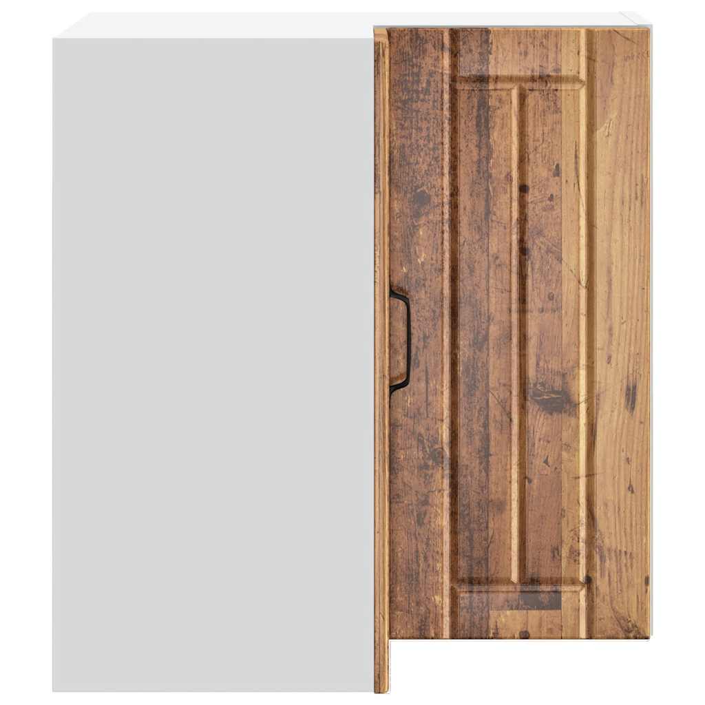 Küchen-Eckhängeschrank Lucca Altholz-Optik Holzwerkstoff