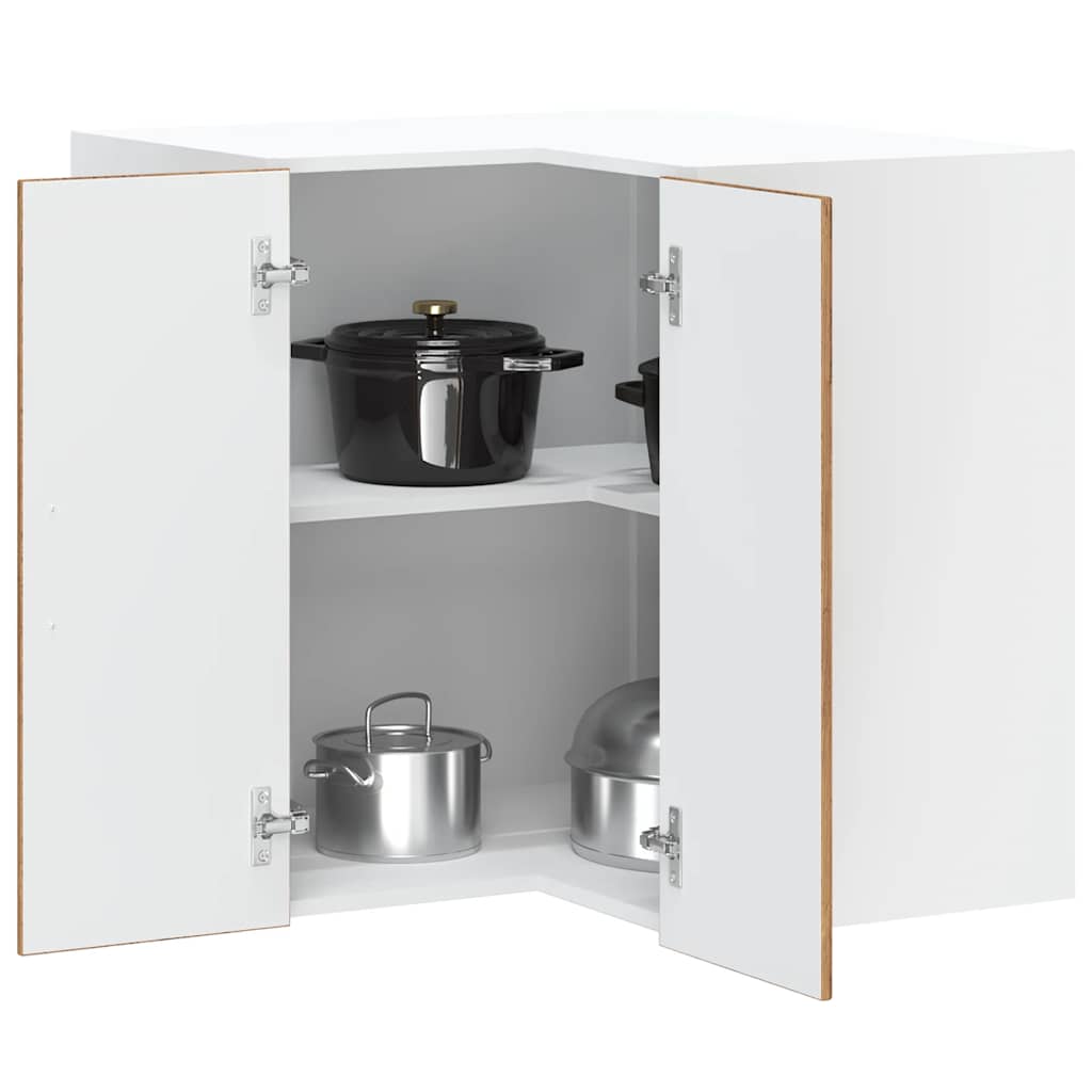 Küchen-Eckhängeschrank Lucca Altholz-Optik Holzwerkstoff