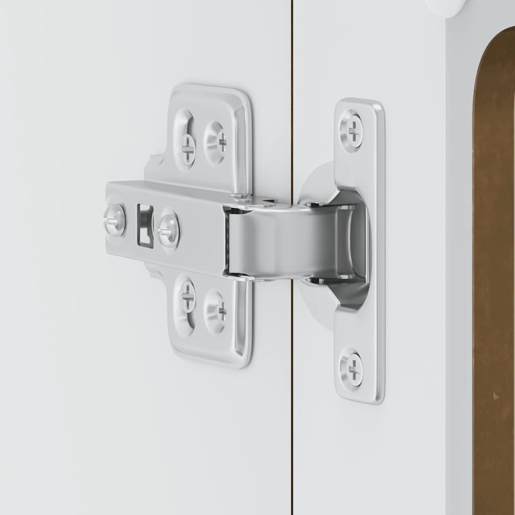 Küchen-Hängeschrank mit Glastür Lucca Räuchereiche Holzwerkstoff