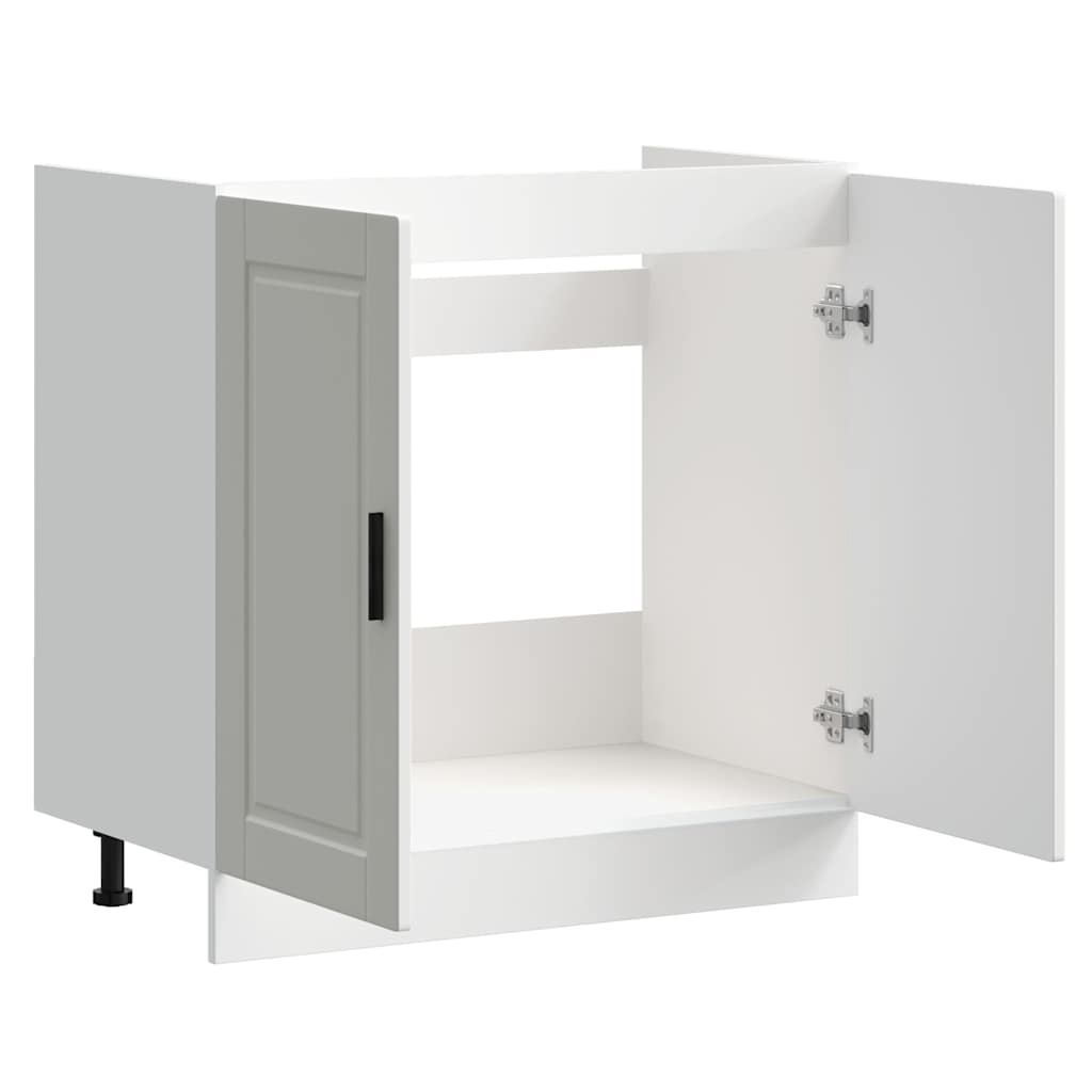 Spülenunterschrank Porto Weiß 80x46x81,5 cm Holzwerkstoff