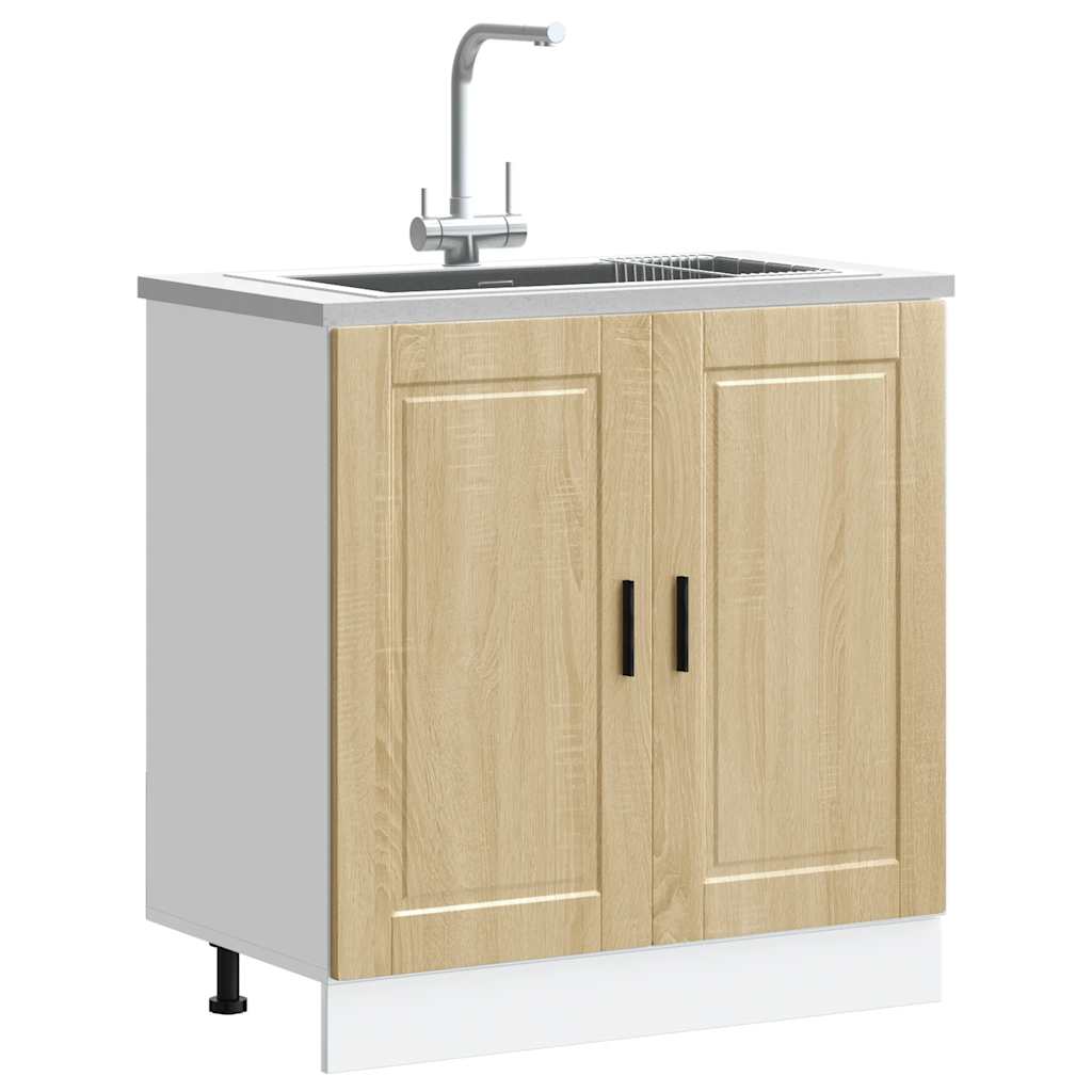 Spülenunterschrank Porto Sonoma-Eiche 80x46x81,5 cm