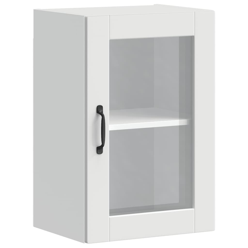 Küchen-Hängeschrank mit Glastür Porto Weiß