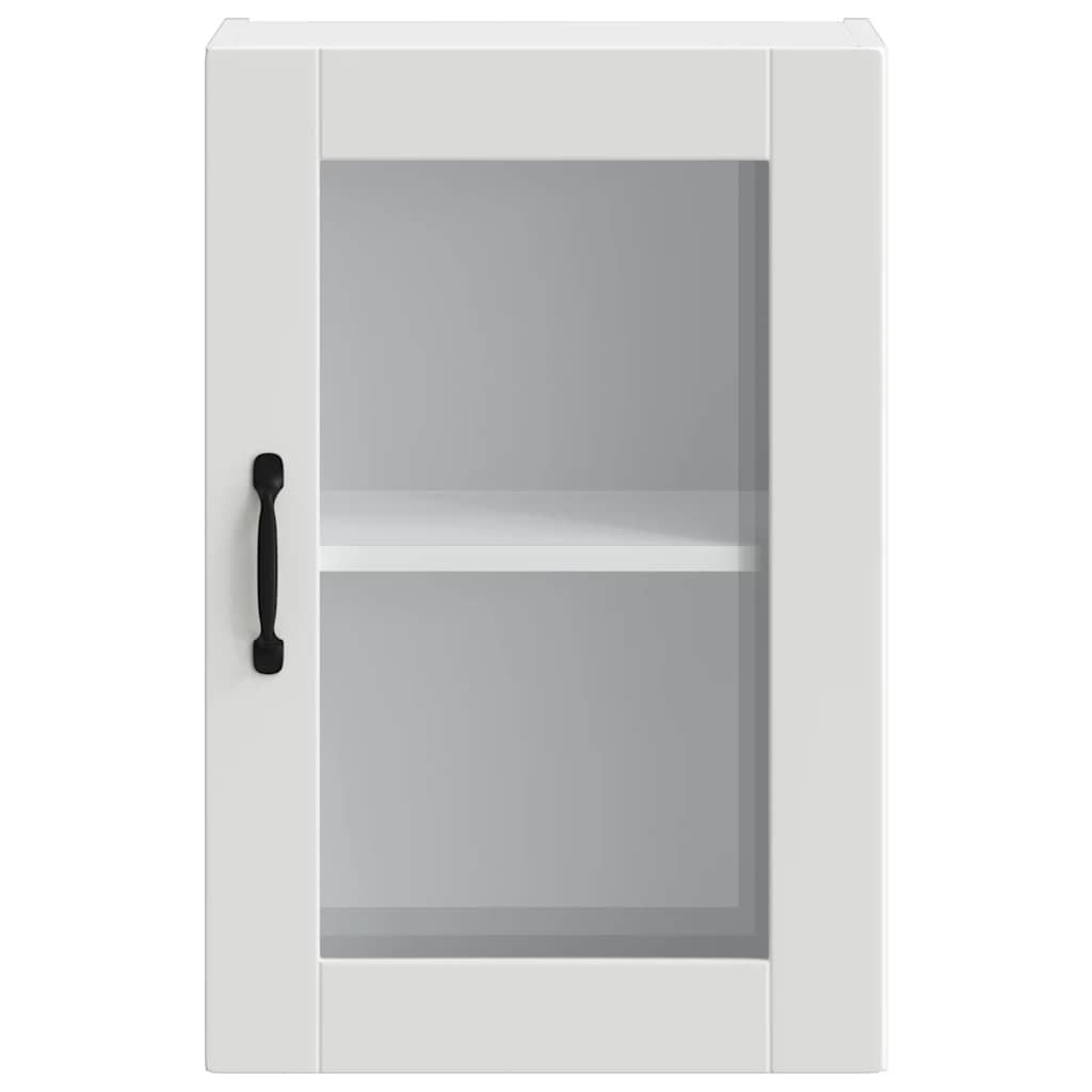 Küchen-Hängeschrank mit Glastür Porto Weiß