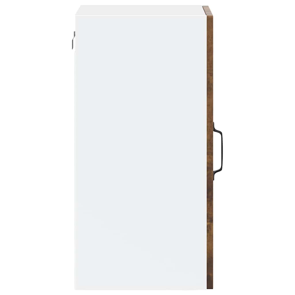 Küchen-Hängeschrank mit Glastür Porto Räuchereiche