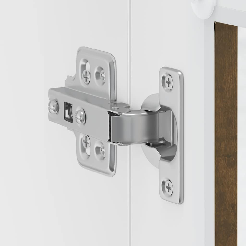 Küchen-Hängeschrank mit Glastür Porto Räuchereiche