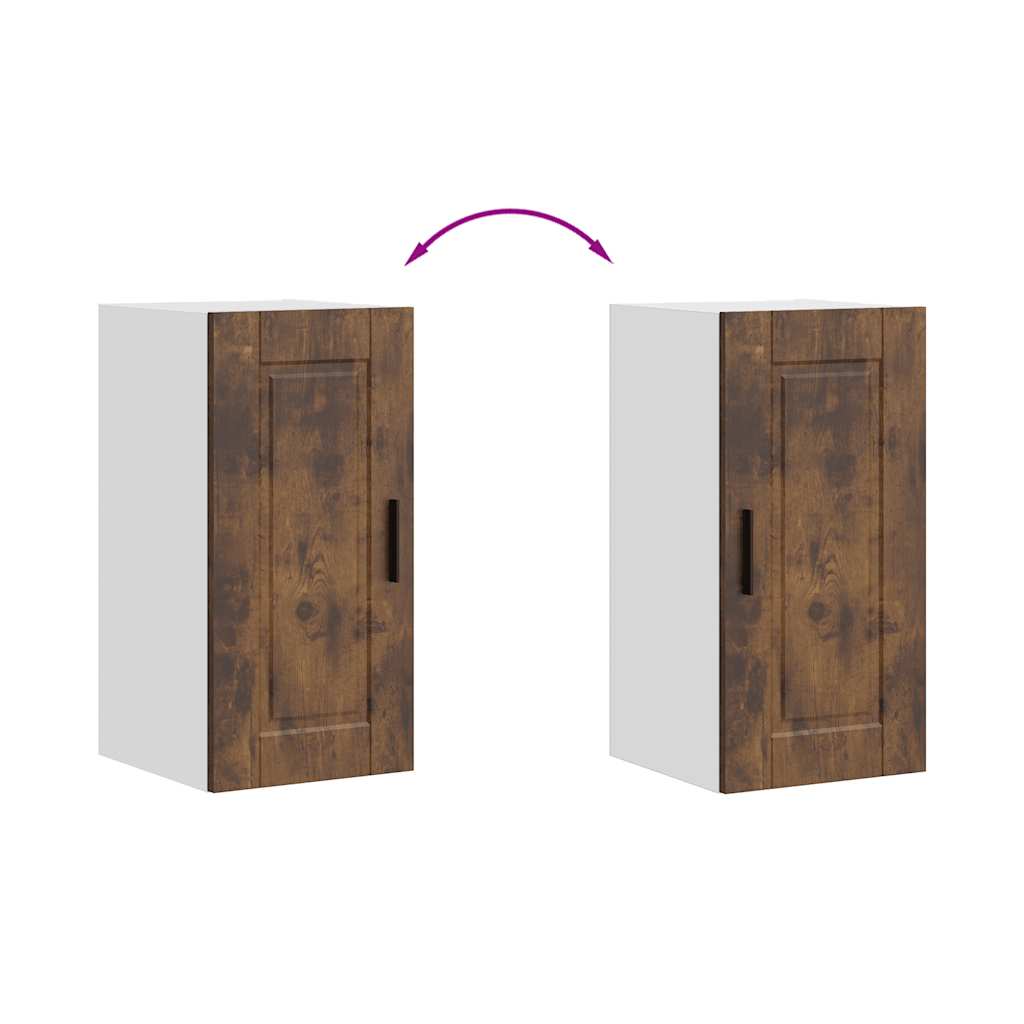 Küchen-Hängeschrank Porto Räuchereiche Holzwerkstoff