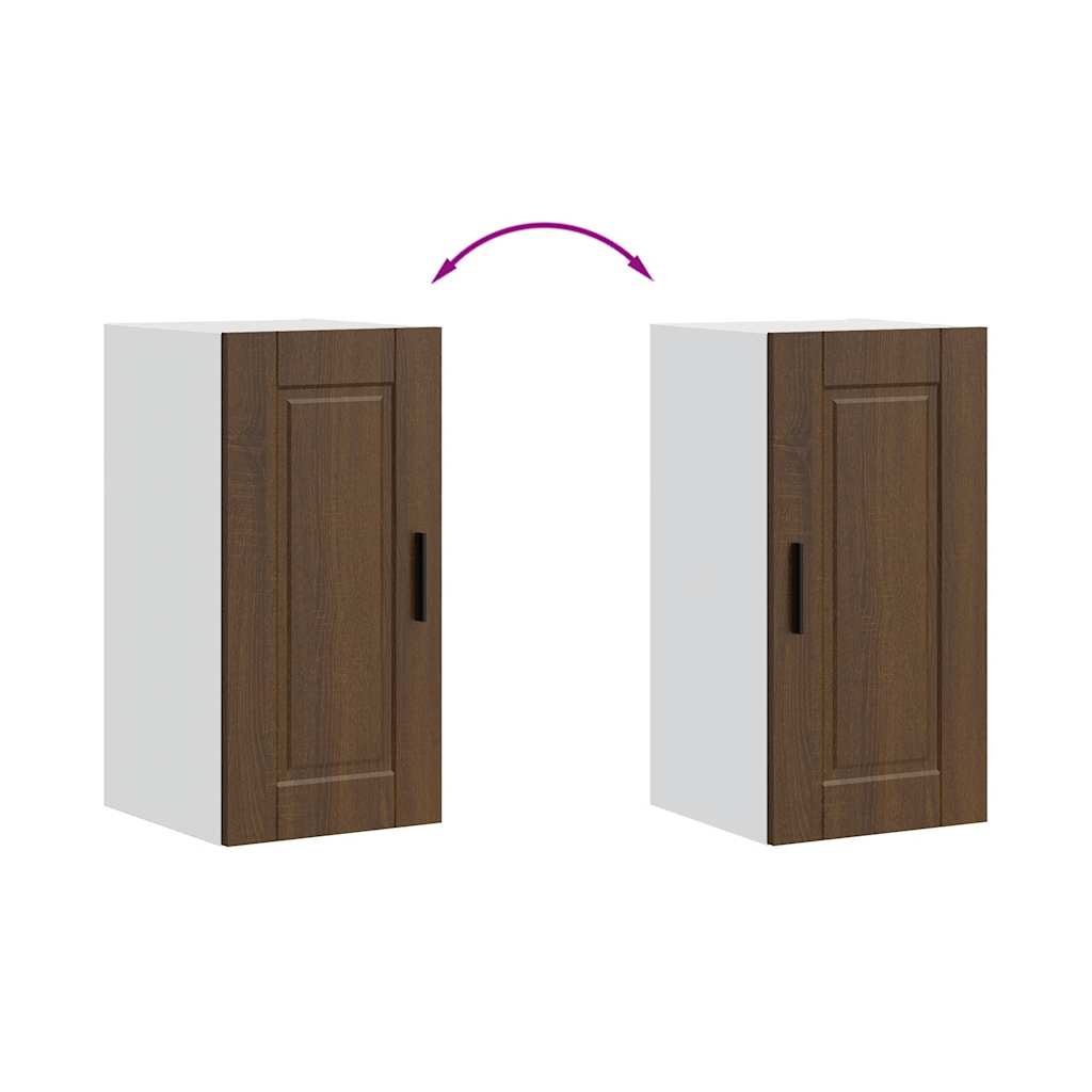 Küchen-Hängeschrank Porto Braun Eichen-Optik Holzwerkstoff
