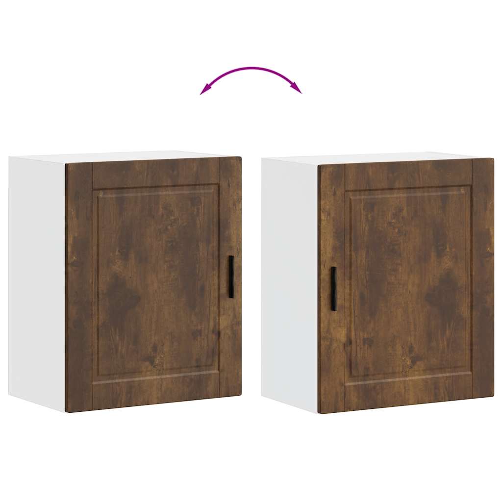 Küchen-Hängeschrank Porto Räuchereiche Holzwerkstoff