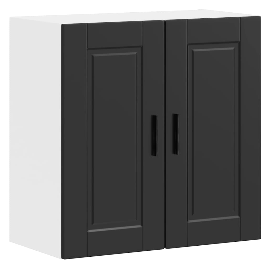 Küchen-Hängeschrank Porto Schwarz Holzwerkstoff