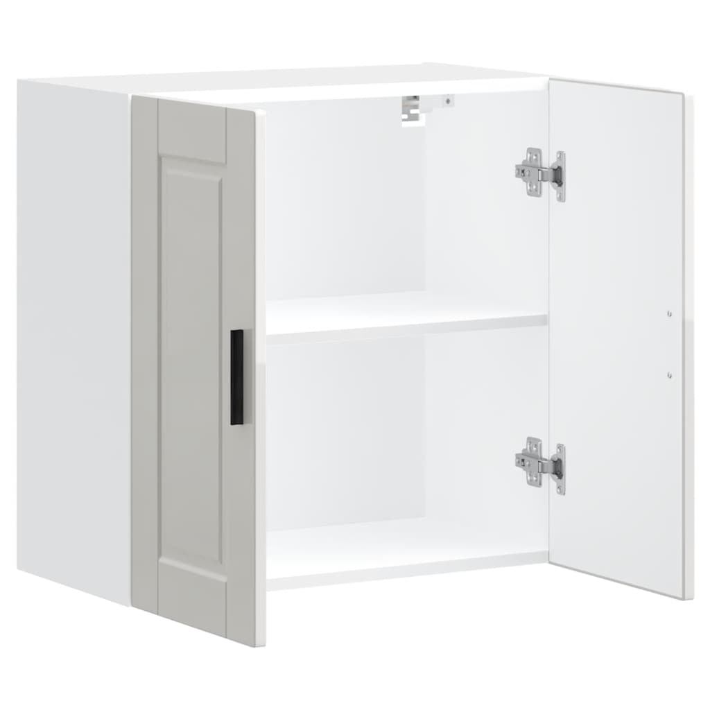 Küchen-Hängeschrank Porto Hochglanz-Weiß Holzwerkstoff