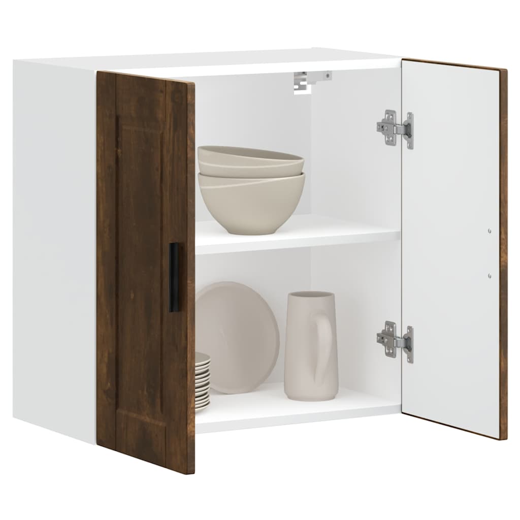 Küchen-Hängeschrank Porto Räuchereiche Holzwerkstoff