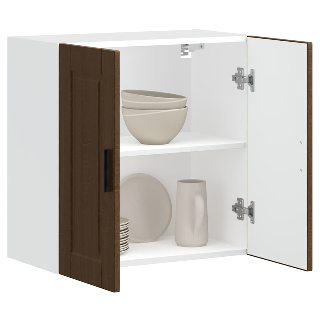 Küchen-Hängeschrank Porto Braun Eichen-Optik Holzwerkstoff