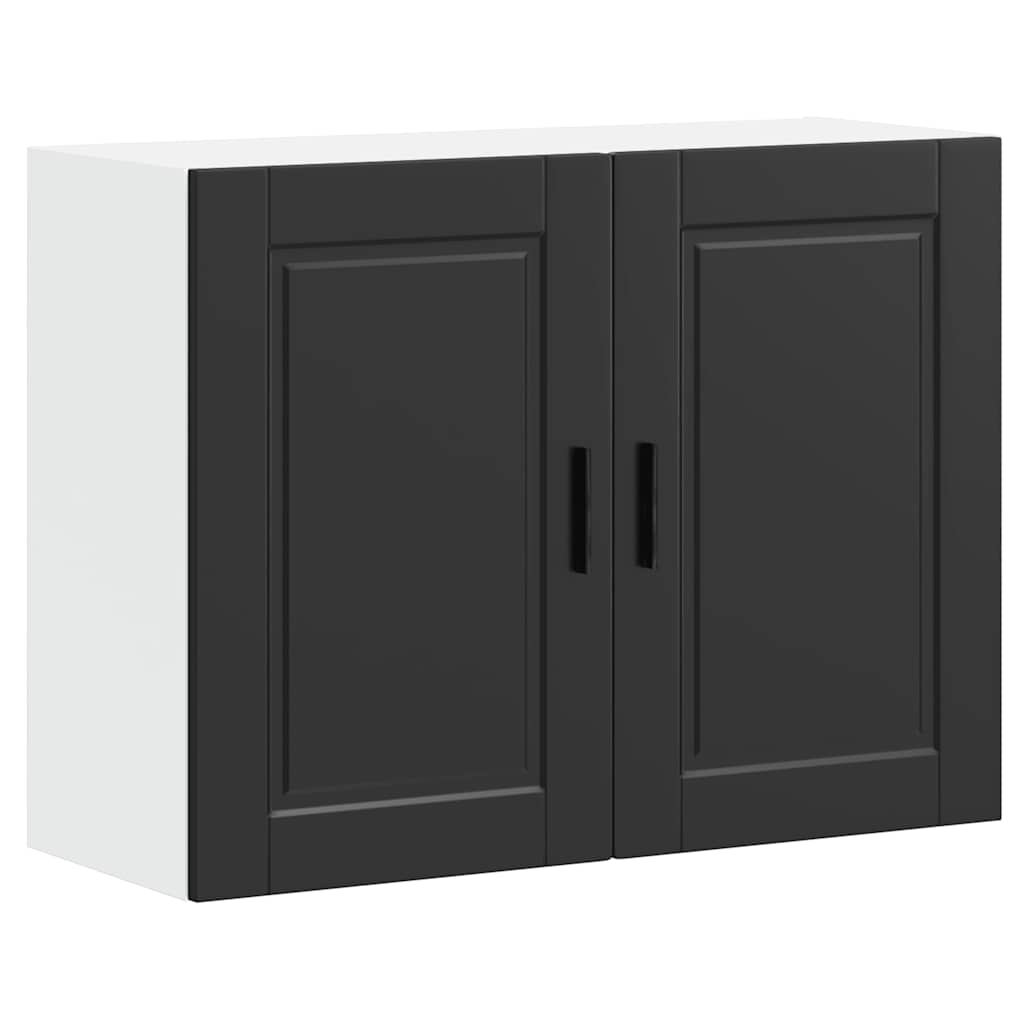 Küchen-Hängeschrank Porto Schwarz Holzwerkstoff