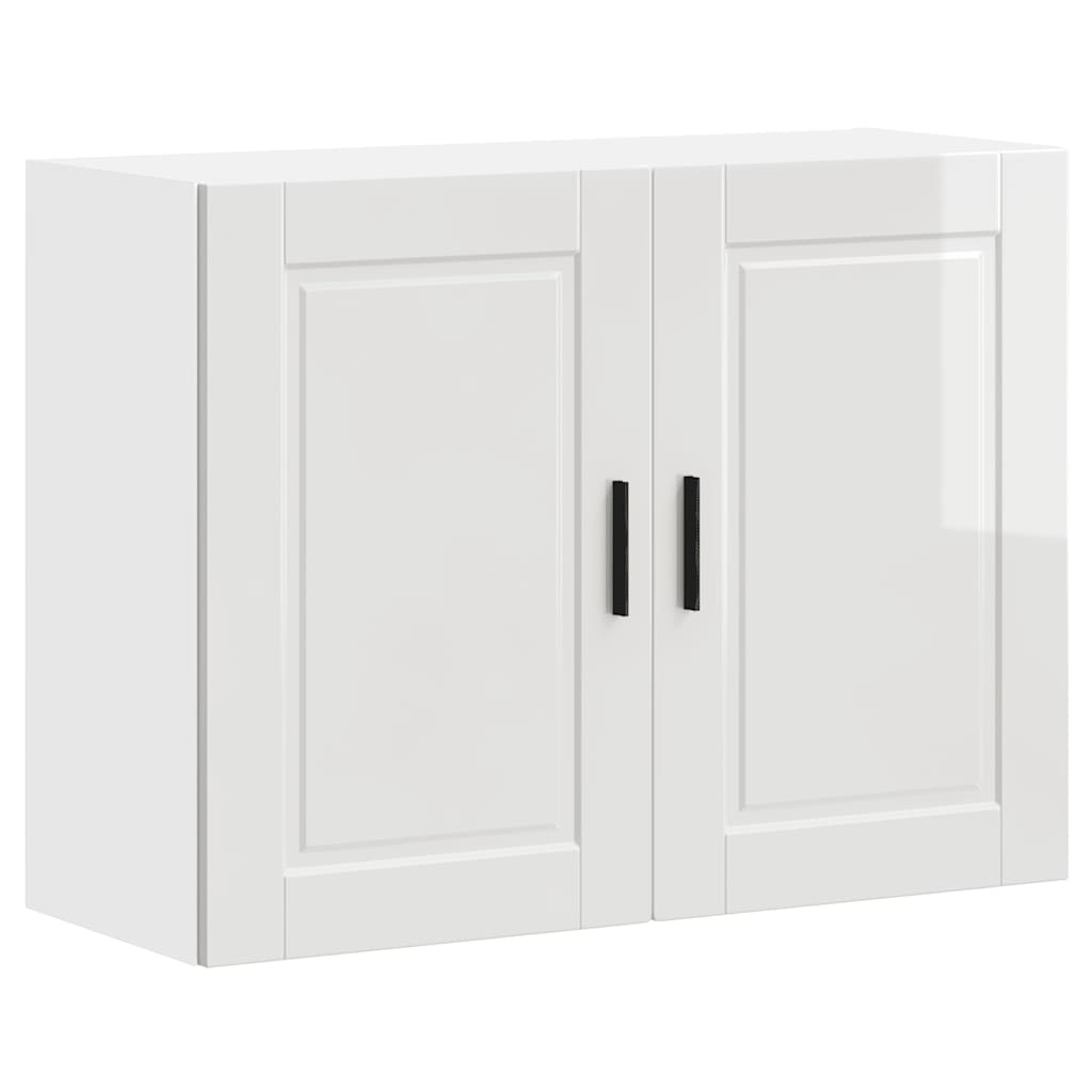 Küchen-Hängeschrank Porto Hochglanz-Weiß Holzwerkstoff