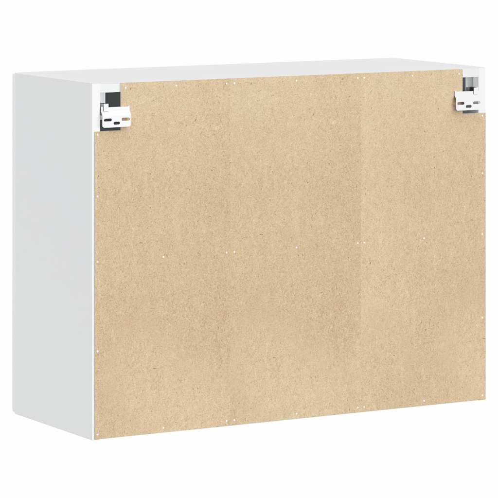 Küchen-Hängeschrank Porto Hochglanz-Weiß Holzwerkstoff
