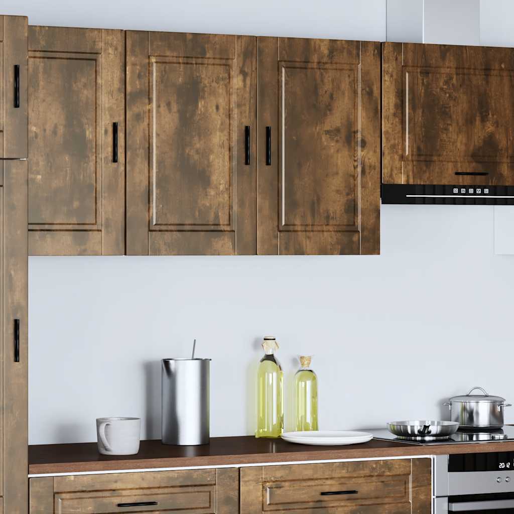 Küchen-Hängeschrank Porto Räuchereiche Holzwerkstoff