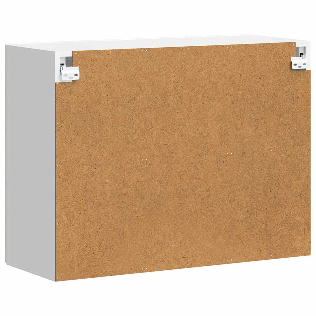 Küchen-Hängeschrank mit Glastür Porto Weiß