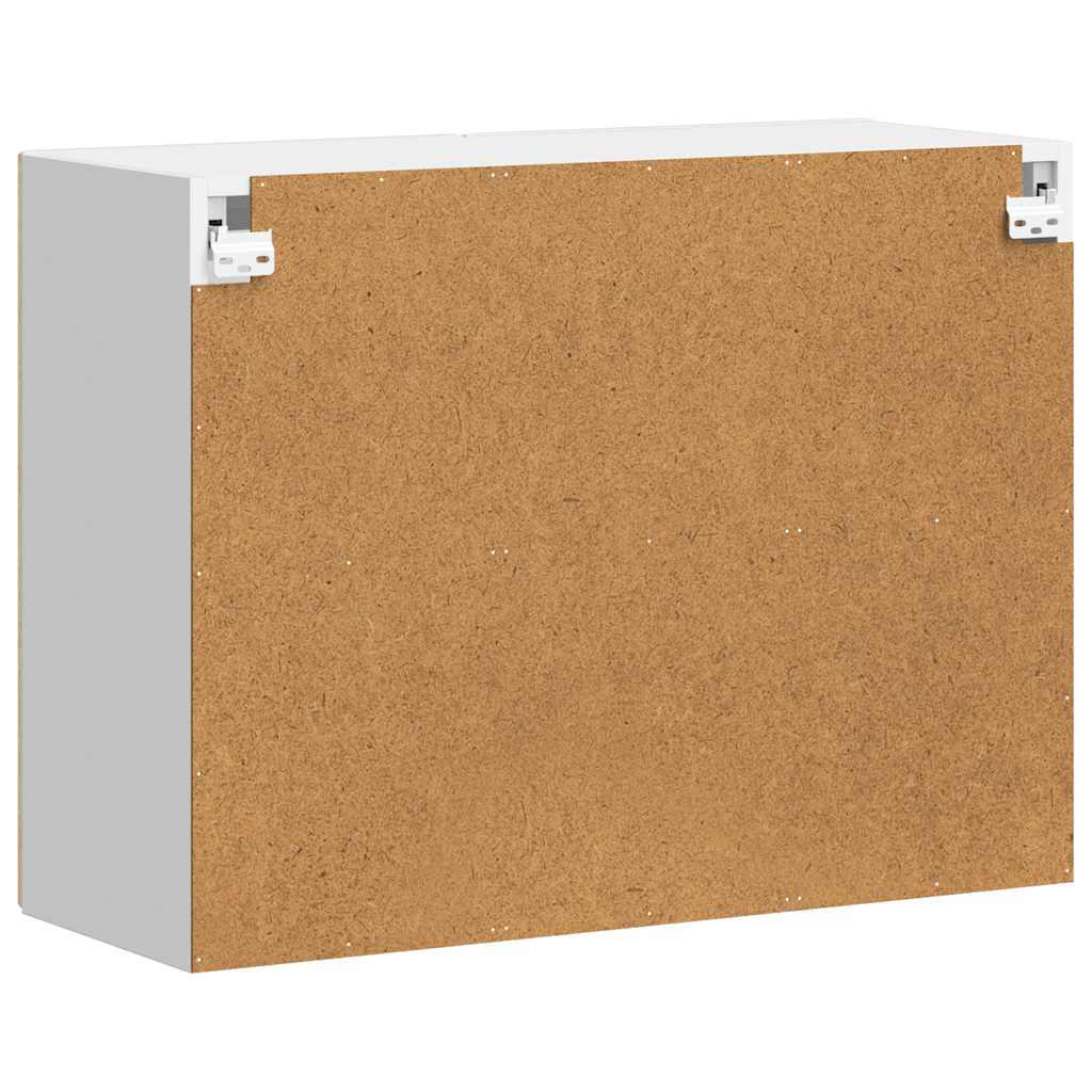 Küchen-Hängeschrank mit Glastür Porto Sonoma-Eiche