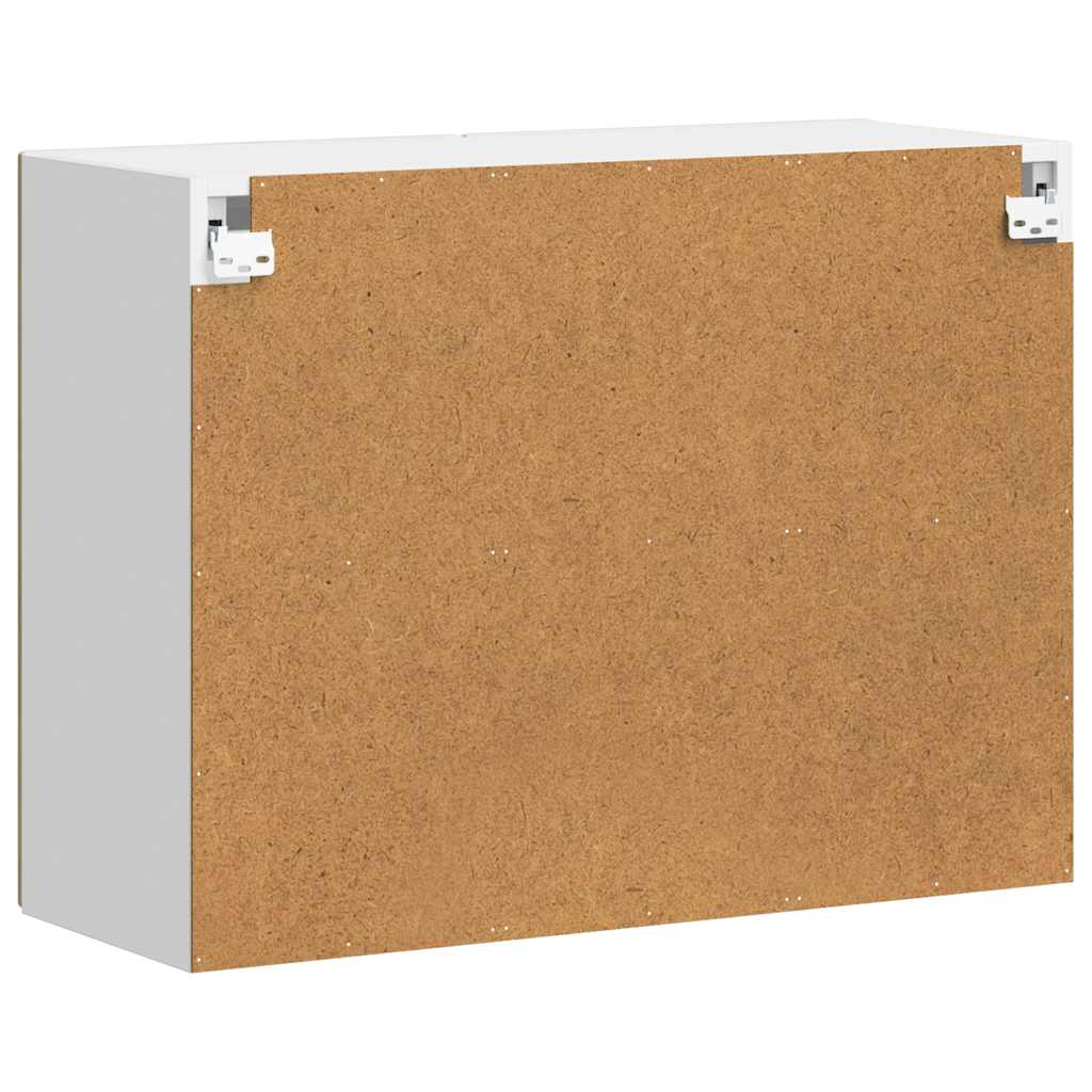 Küchen-Hängeschrank mit Glastür Porto Artisan-Eiche