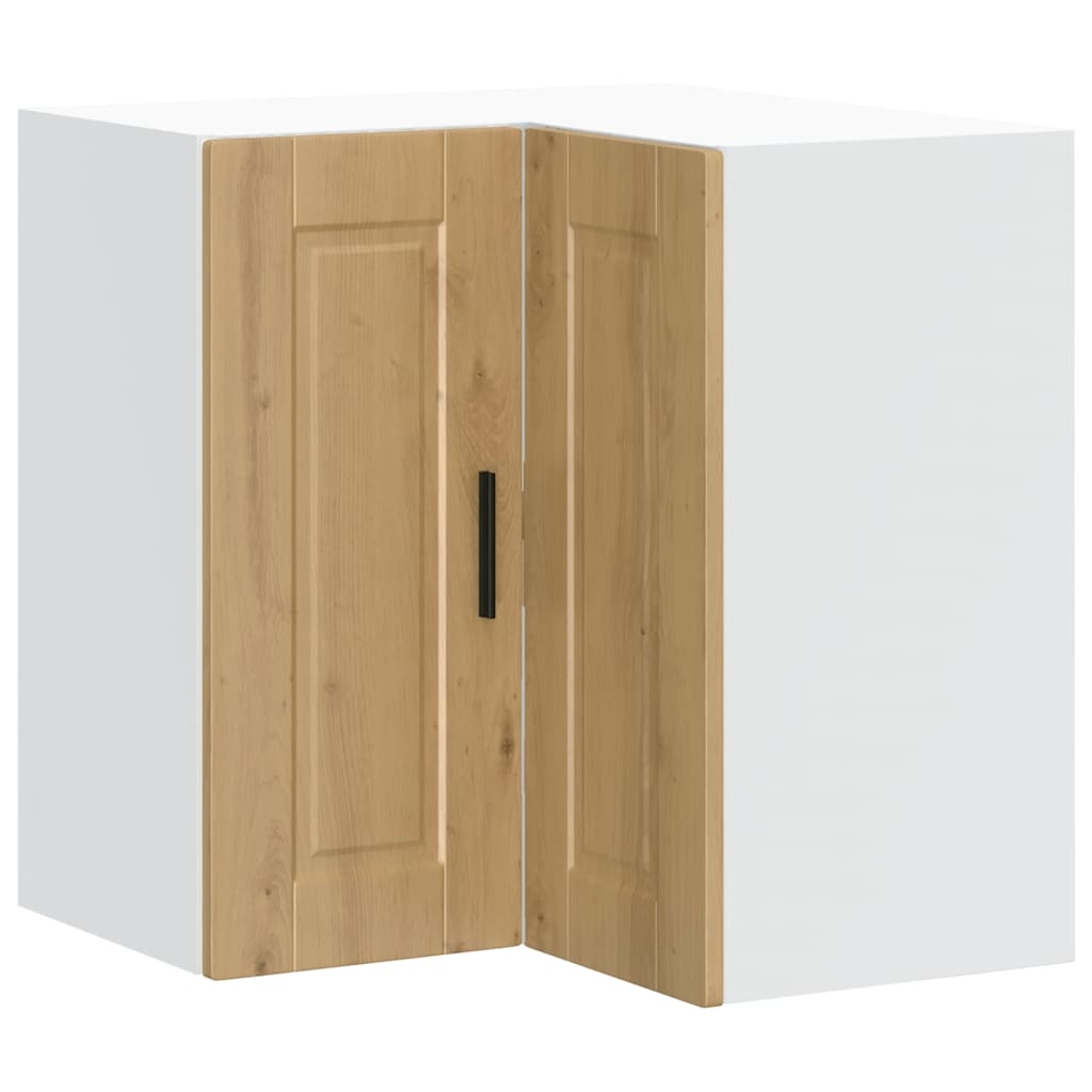 Küchen-Eckhängeschrank Porto Artisan-Eiche Holzwerkstoff