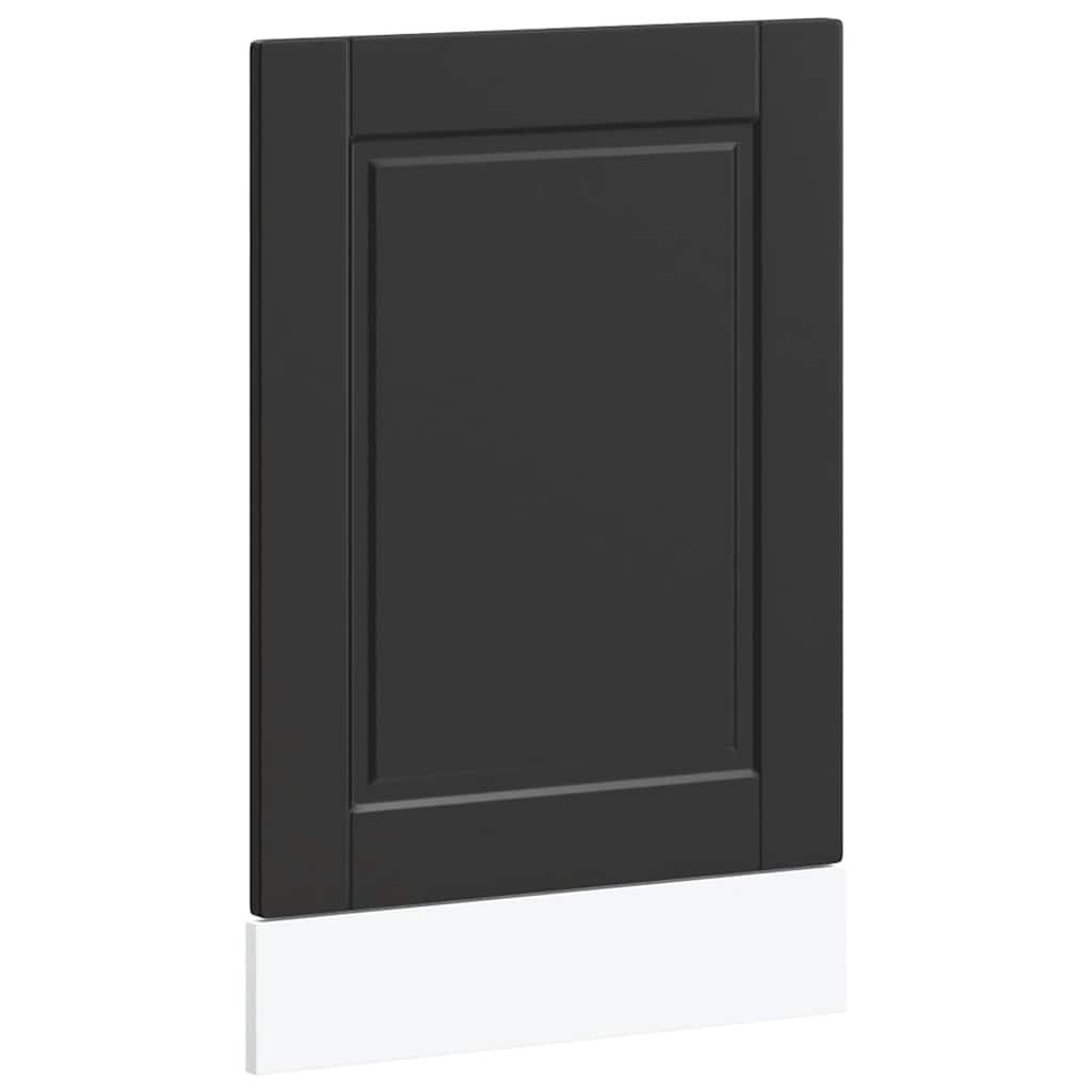 Geschirrspülerblende Porto Schwarz 45x1,5x57 cm Holzwerkstoff