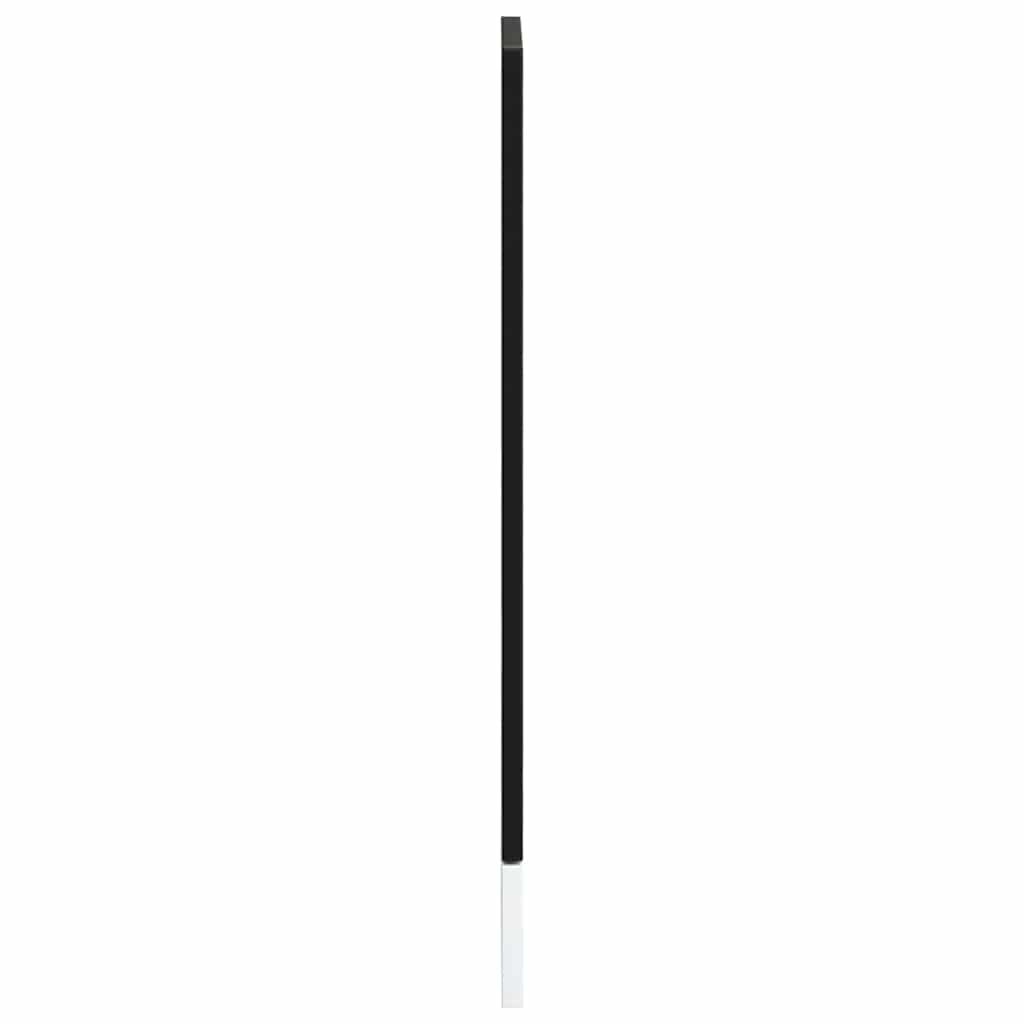 Geschirrspülerblende Porto Schwarz 45x1,5x57 cm Holzwerkstoff