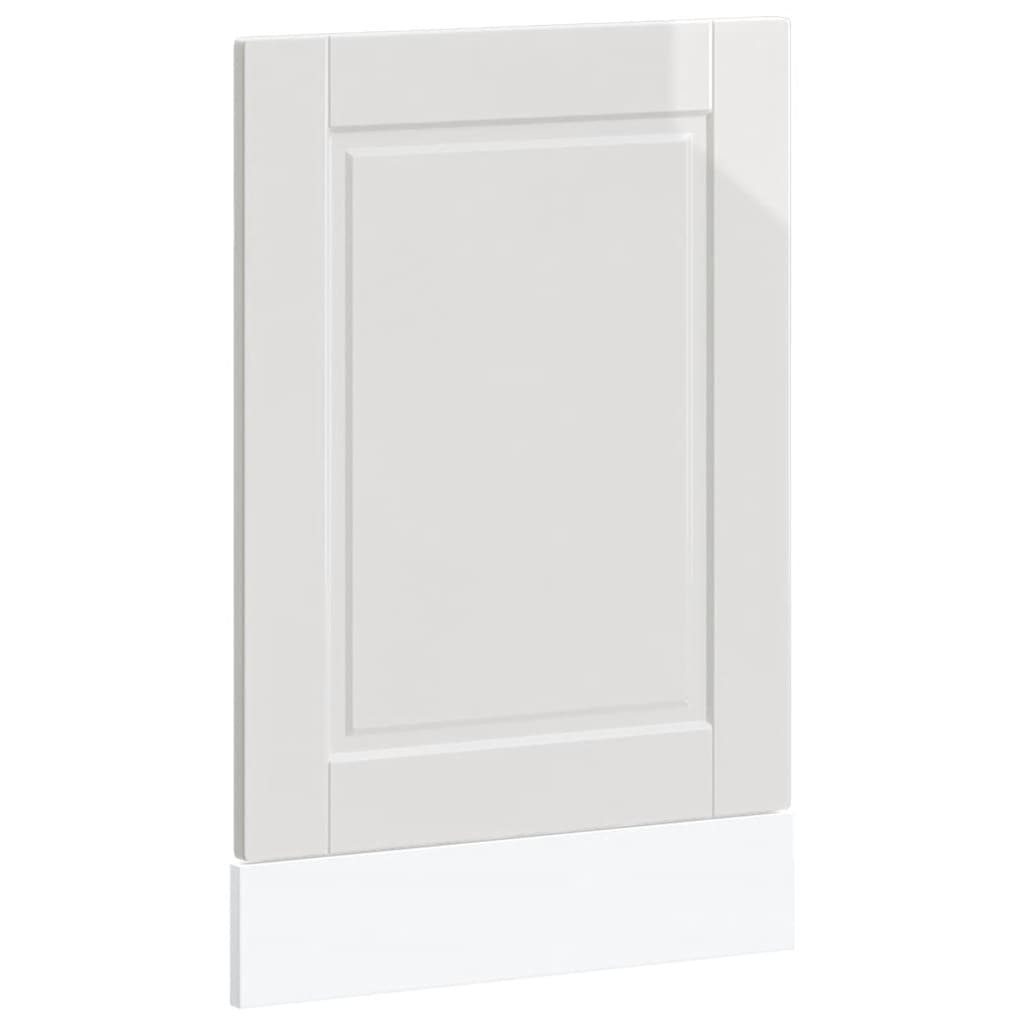 Geschirrspülerblende Porto Hochglanz-Weiß 45x1,5x57 cm