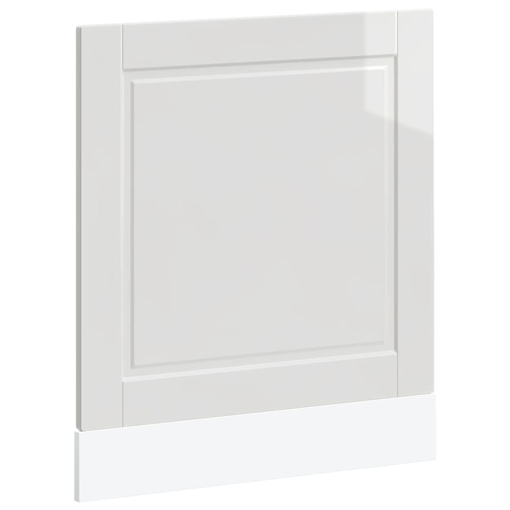 Geschirrspülerblende Porto Hochglanz-Weiß 60x1,5x57 cm
