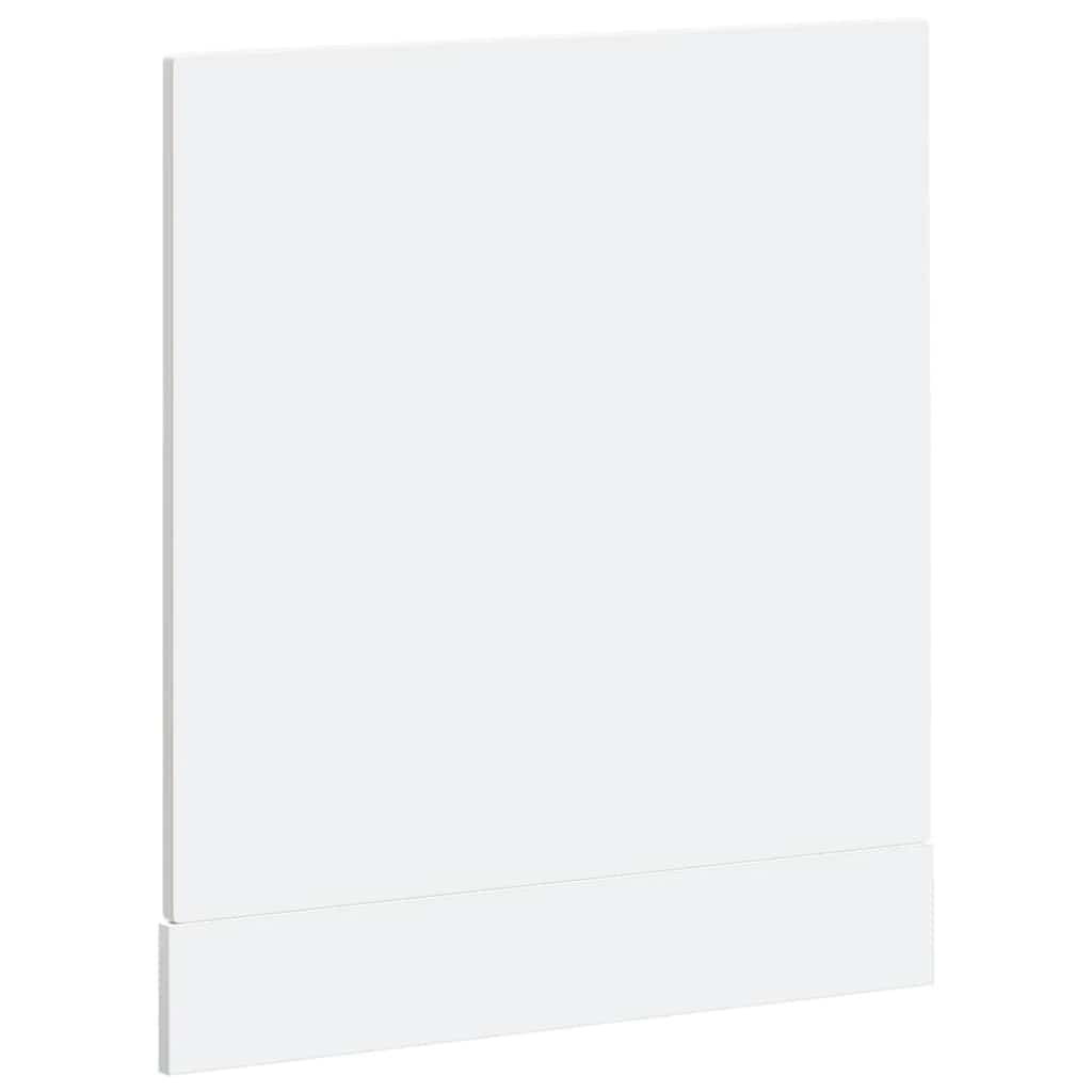 Geschirrspülerblende Porto Hochglanz-Weiß 60x1,5x57 cm