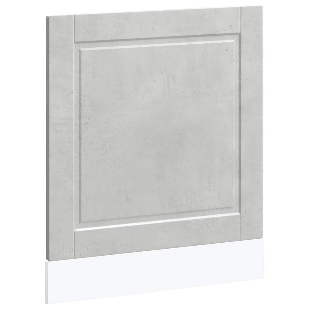 Geschirrspülerblende Porto Betongrau 60x1,5x57 cm Holzwerkstoff