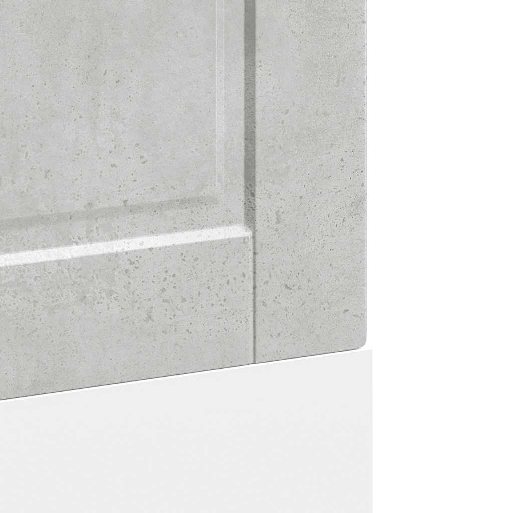 Geschirrspülerblende Porto Betongrau 60x1,5x57 cm Holzwerkstoff