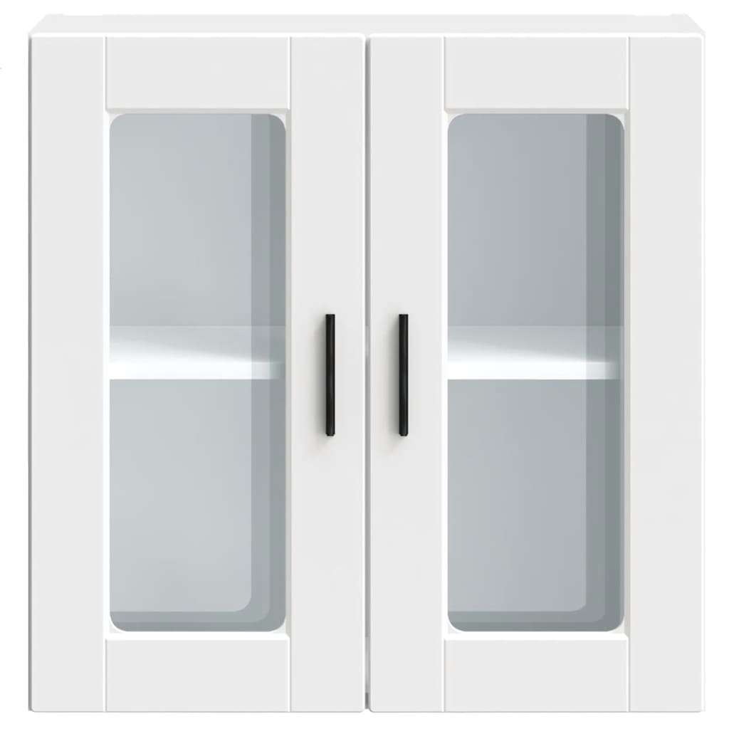 Küchen-Hängeschrank mit Glastür Porto Weiß