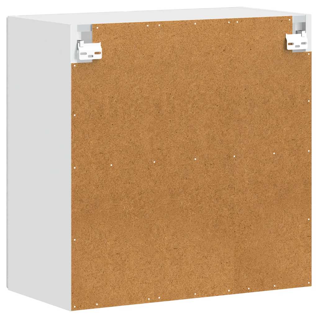 Küchen-Hängeschrank mit Glastür Porto Grau Sonoma