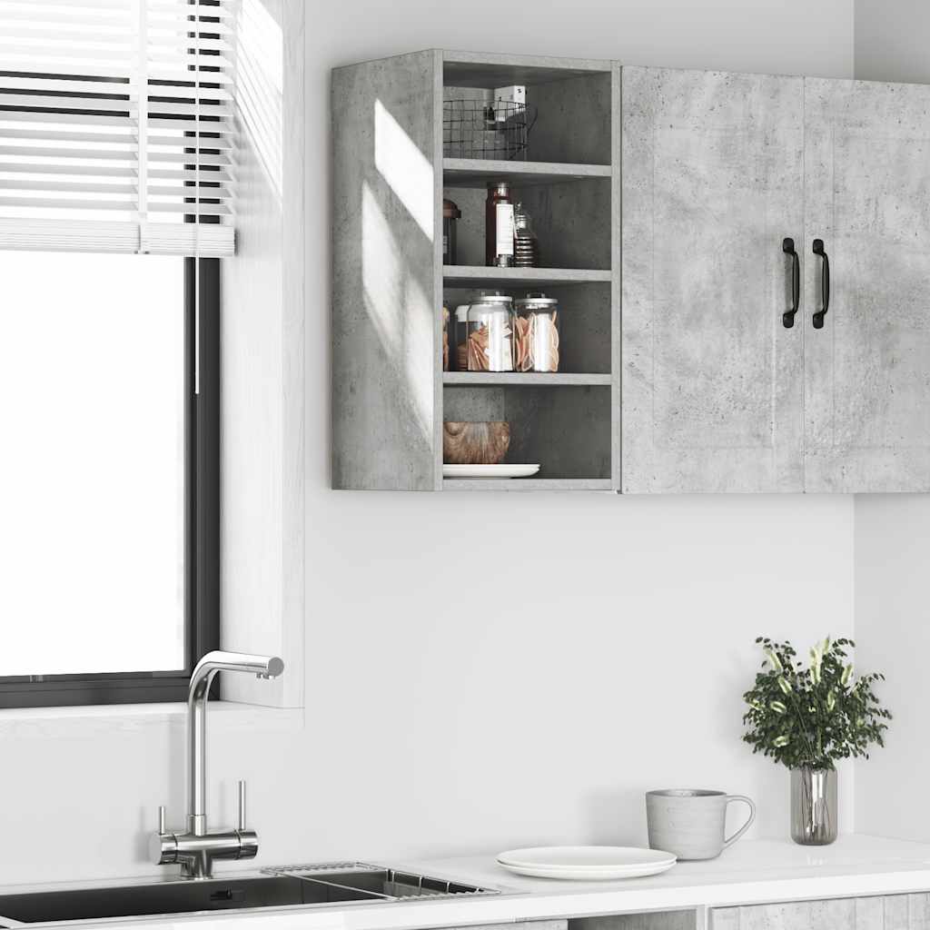 Hängeschrank Riga Betongrau 30x29,5x60 cm Holzwerkstoff